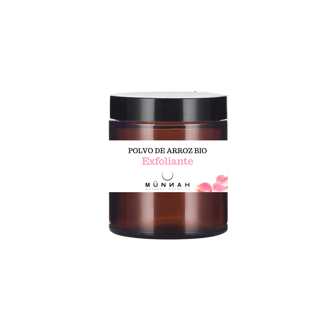 Exfoliante facial polvo de arroz